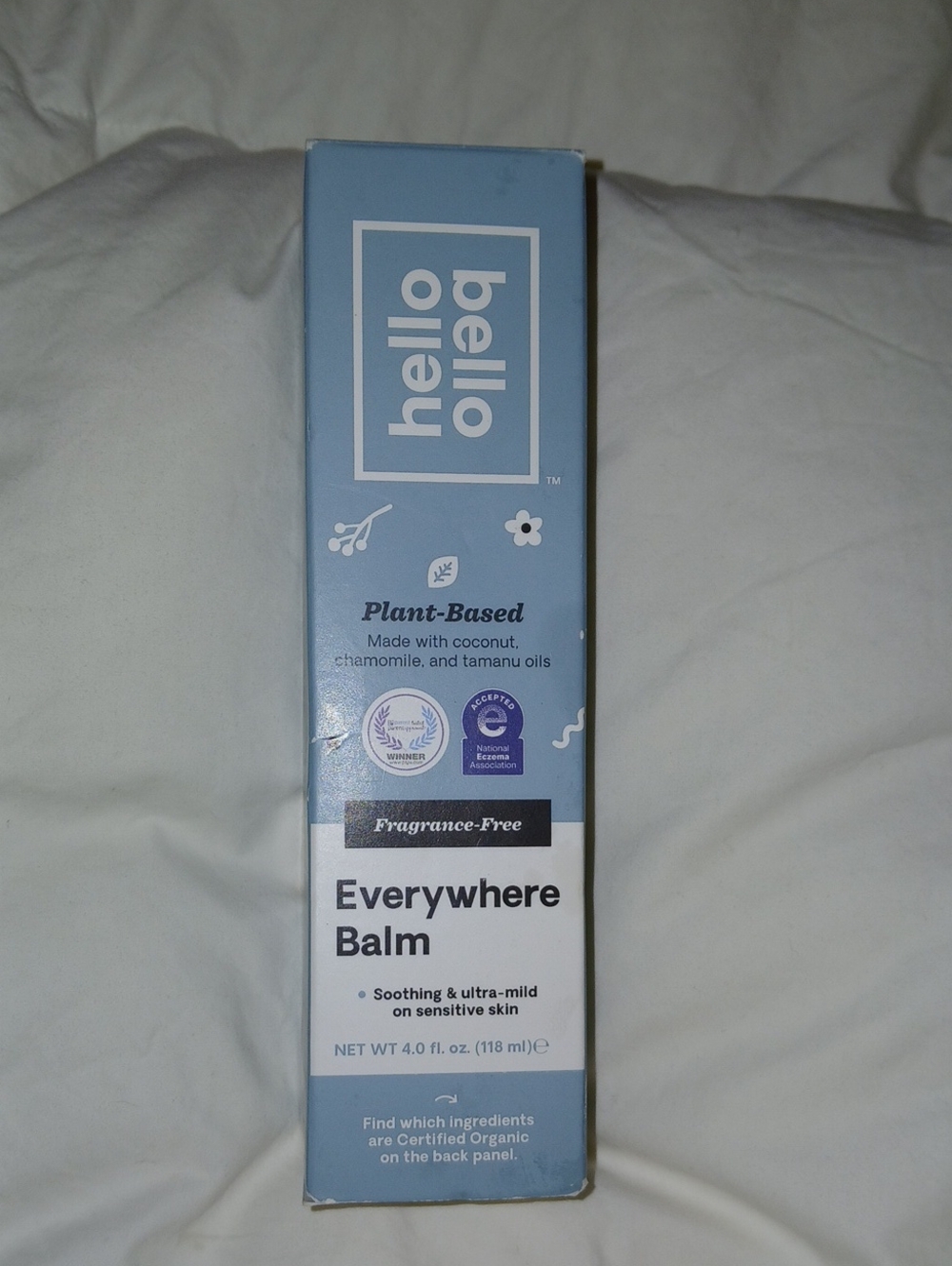 Hello Bello Fragrance-Free Everywhere Balm - Soothing Plant-Based Balm